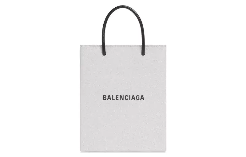 Balenciaga Blondie Glitter-Embellished Shoulder Bag