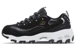 Skechers D'Lites Lightweight Low top Chunky Sneakers Women's Black
