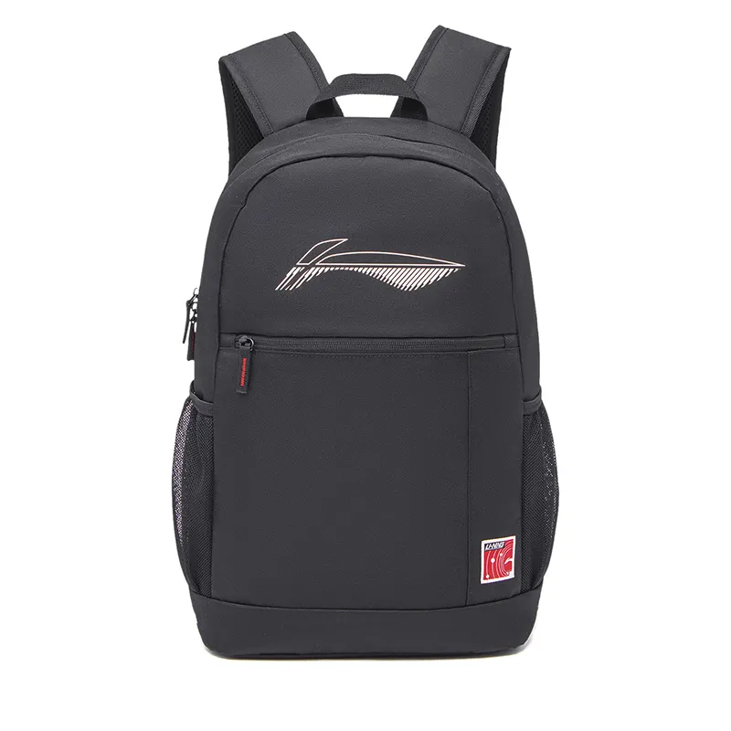 Li Ning Sports Life Collection Polyester Backpack Regular Unisex Black