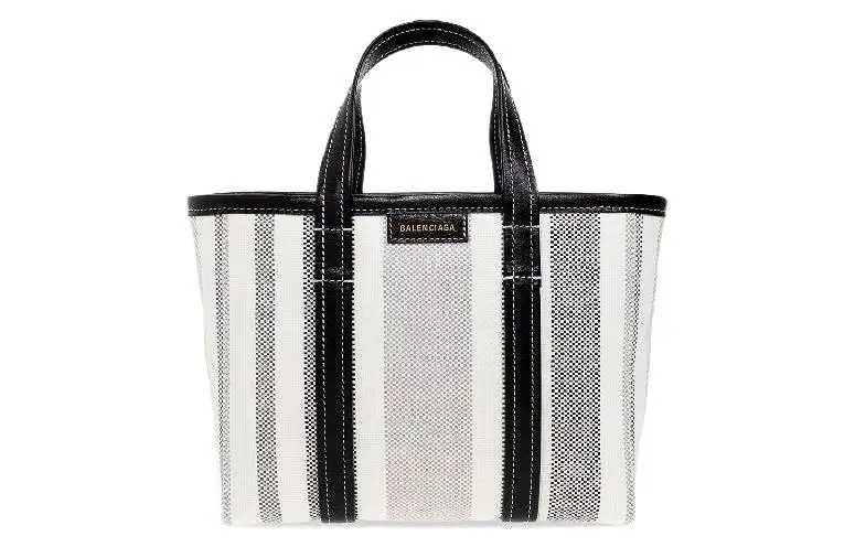 Balenciaga Barbes Nylon With Sheepskin Shoulder Bag, Crossbody Bag, Handbag Small Women's Gray/Black