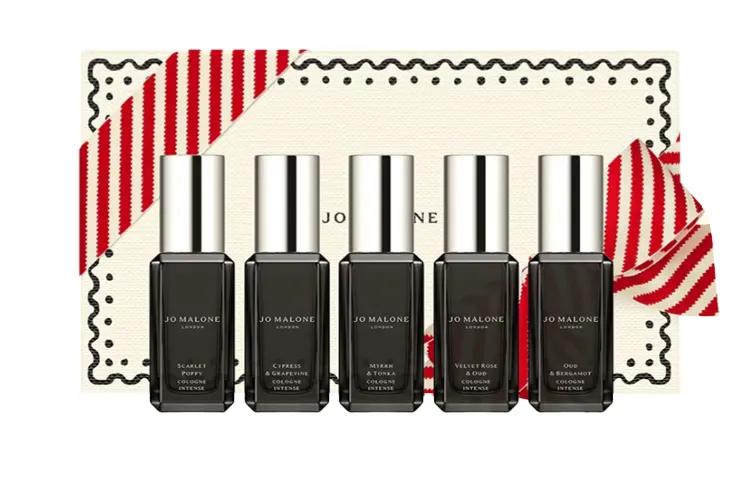 Jo Malone London Fragrance Box Limited Edition, Perfume Sample Set Five Piece Set Eau De Parfum EDP 9ml*5