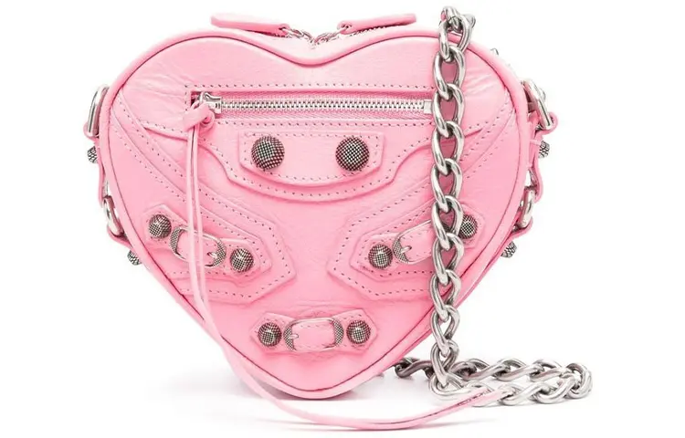 Balenciaga Le Cagole Heart Mini Bag Pink