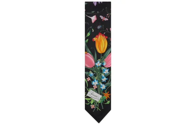 GUCCI Flora Ties Women's Black