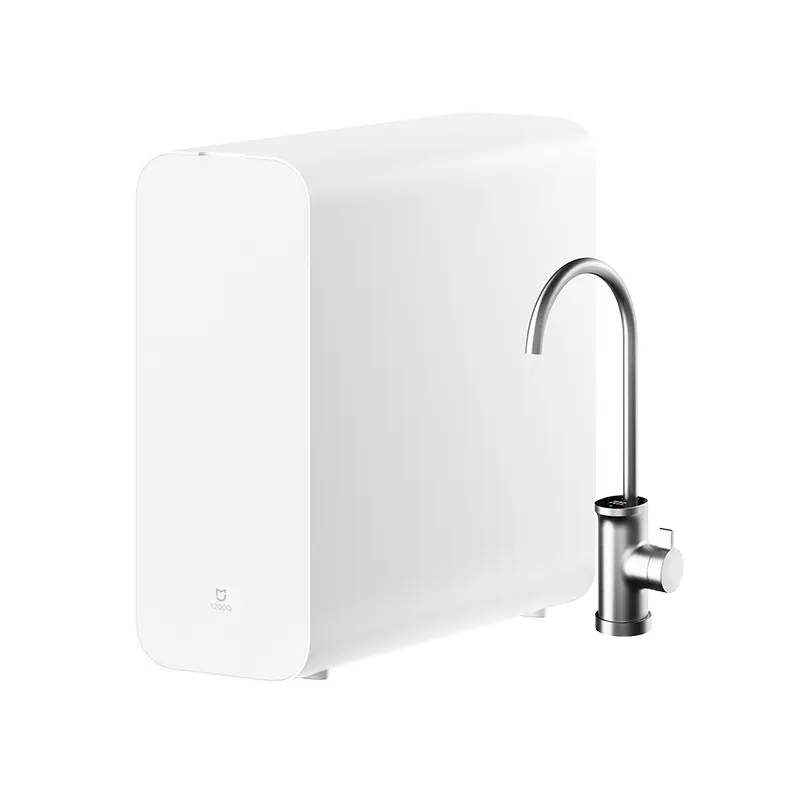 Xiaomi Mijia water purifier 1200G under kitchen smart screen display 3.2L/min 5-year long-lasting imported RO filter dual-core six-stage fine filtration direct drinking machine MR1282