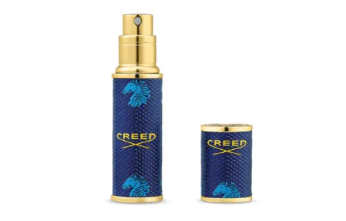 Creed Blue Leather Gray Leather Passionate Crimson Leather Floral Fruity Accord