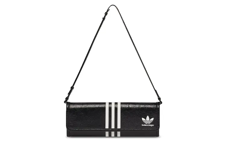Balenciaga X Adidas Wallet On Strap Black