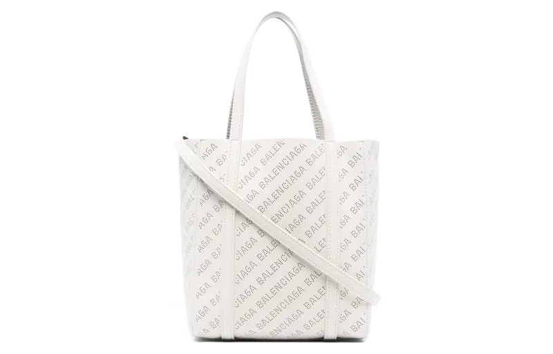 Balenciaga Everyday Leather Shoulder Bag, Crossbody Bag, Handbag Women's White