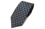 GUCCI Silk Ties Men's Black/Blue