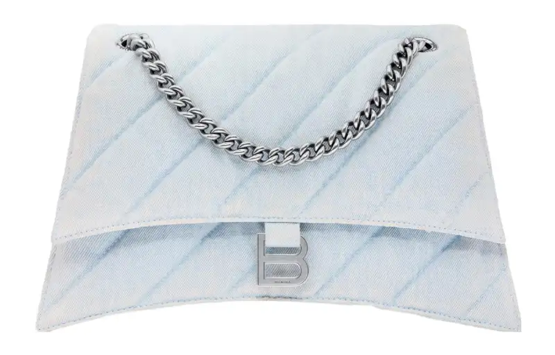 Balenciaga Crush Quilted Medium Shoulder Bag