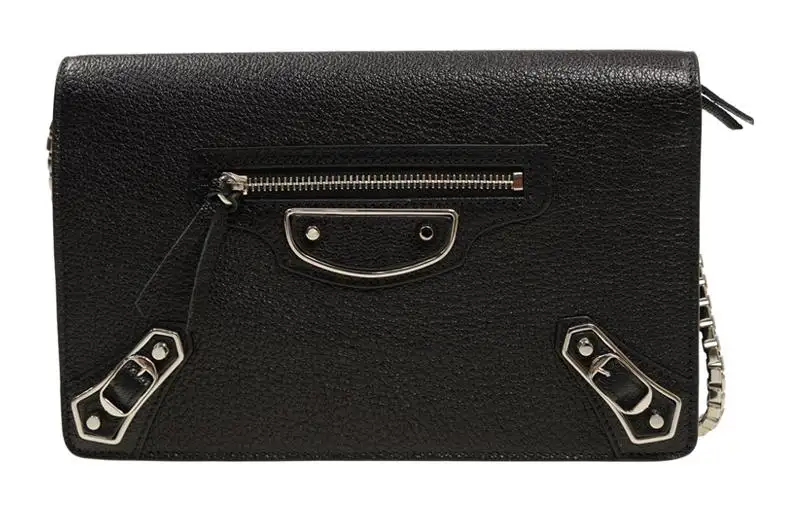 Balenciaga Cow Leather Crossbody Bag, Shoulder Bag Men's Black