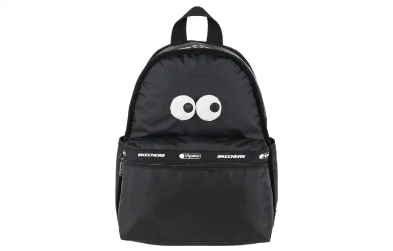 Skechers LeSportsac LePoesi, Collaboration Fabric Backpack Regular Unisex Carbon Black