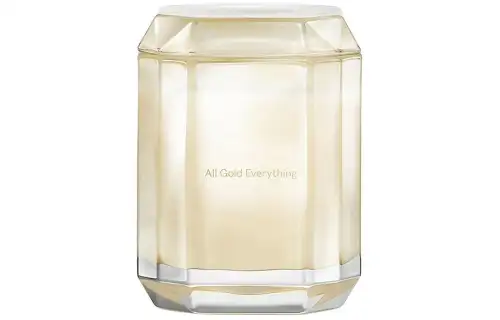 Tiffany Tiffany Facets Series All Gold Everything Glass Candle/Candle Holder Yellow Diamond 9.8oz