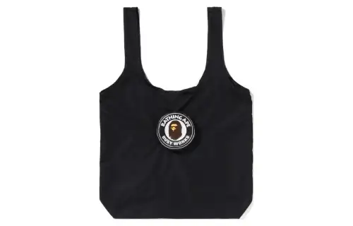 A BATHING APE Polyester Handbag Regular Men's Black