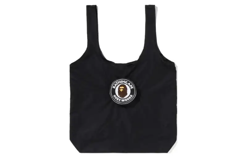 A BATHING APE Polyester Handbag Regular Men's Black