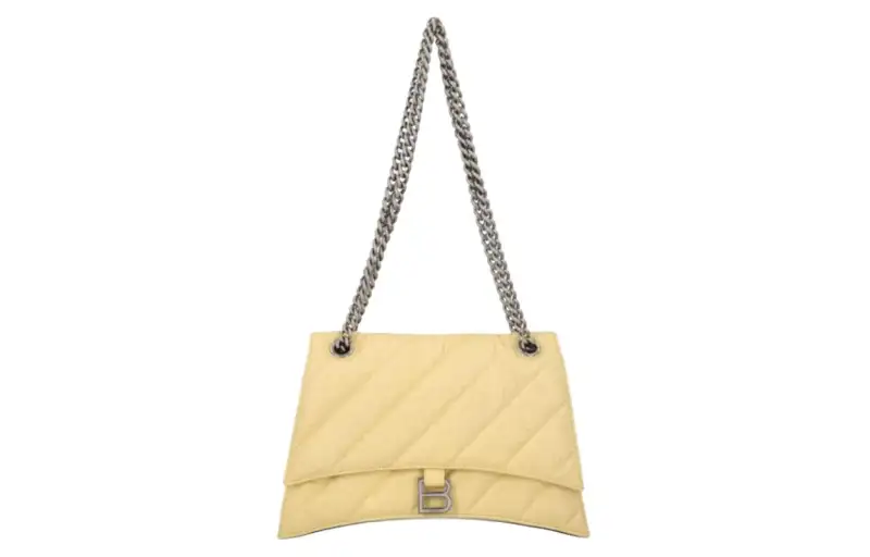 Balenciaga Crush Chain Quilted Medium Shoulder Bag