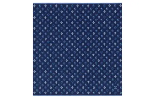 LOUIS VUITTON Scarves Unisex Blue