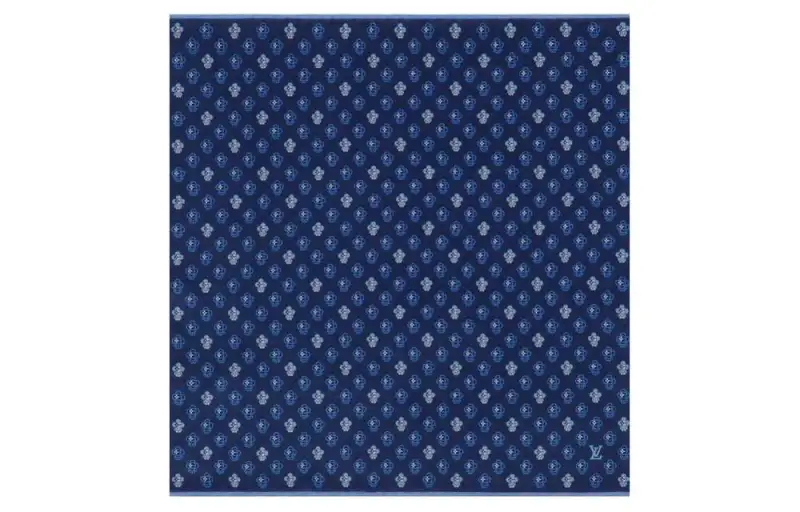 LOUIS VUITTON Scarves Unisex Blue