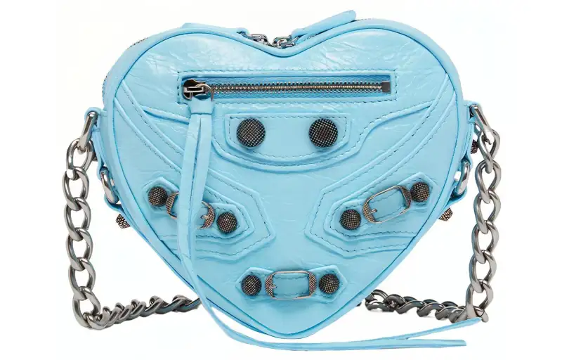 Balenciaga Mini Le Cagole Heart Crossbody Bag