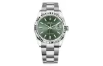 ROLEX Datejust Collection Automatic Mechanical Movement 100m Waterproof Unisex Watch 36mm Green Dial