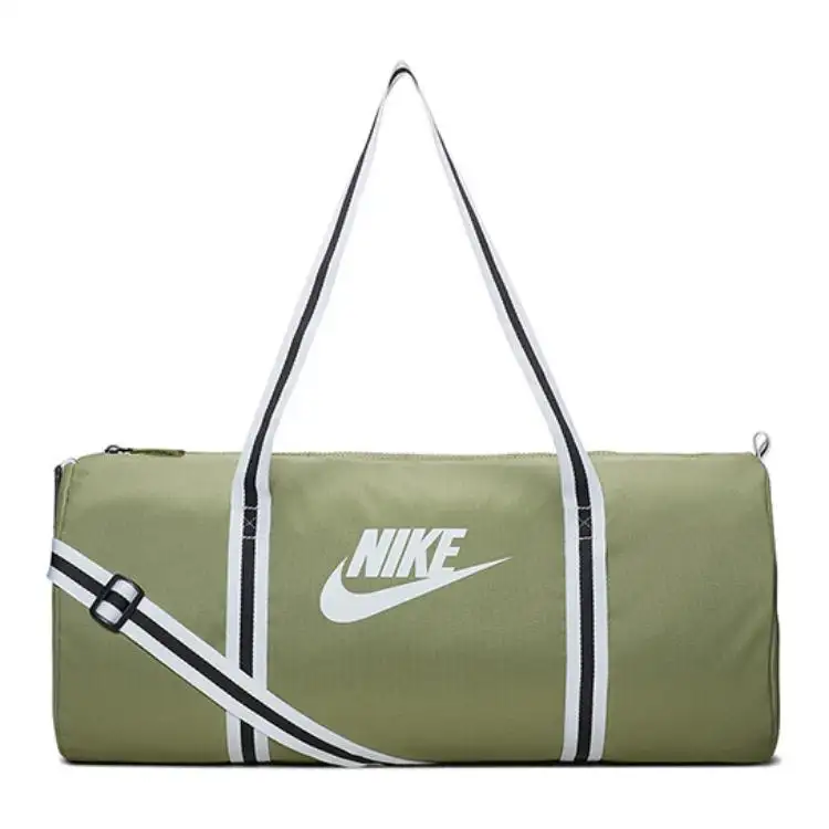 Nike Heritage Polyester Bucket Bag, Luggage Bag, Travel Bag Regular Unisex Gray Olive Green
