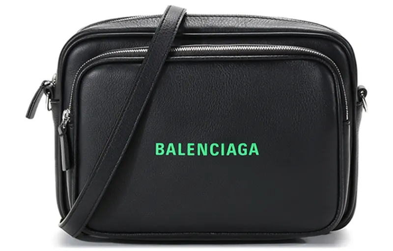 Balenciaga Leather Crossbody Bag, Shoulder Bag Black