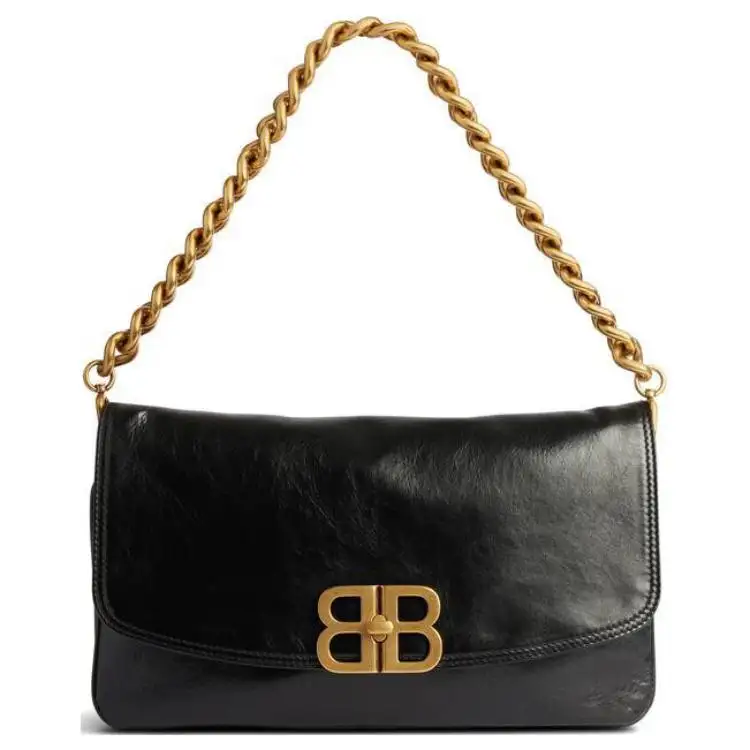 Balenciaga Bb Soft Medium Flap Shoulder Bag