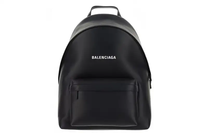 Balenciaga Athleisure Calfskin Backpack Men's Black