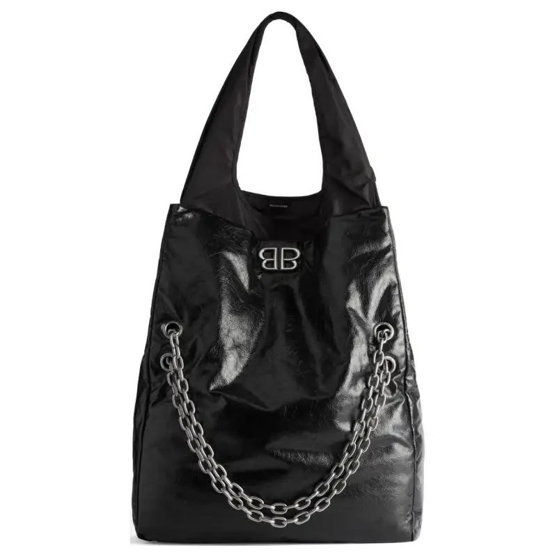 Balenciaga Monaco Large Chain Shoulder Bag