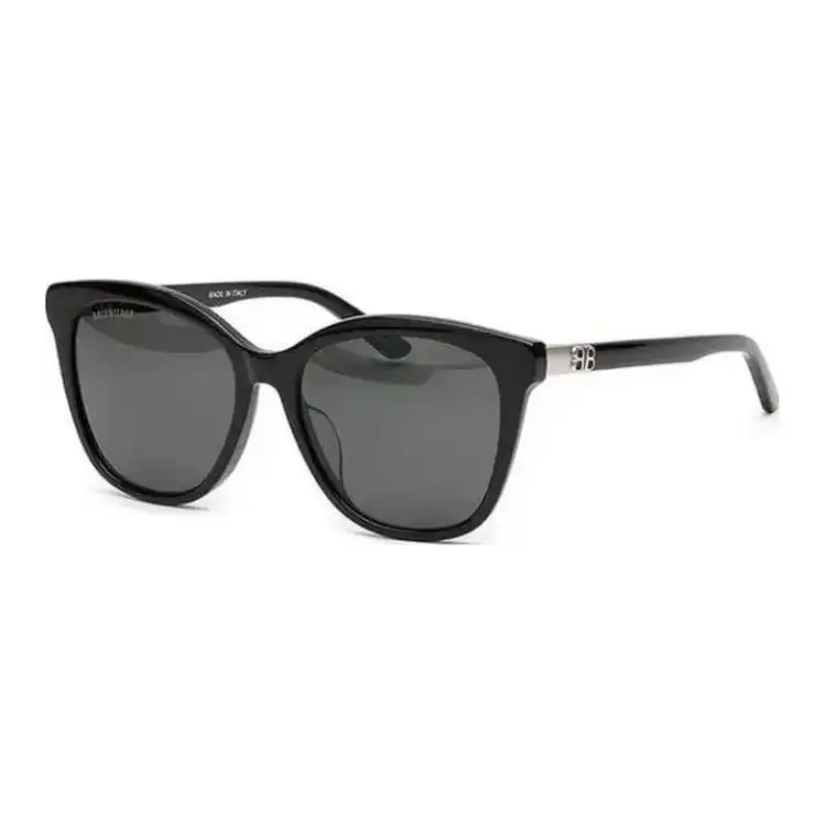 Balenciaga Irregular Shape Sunglasses Women's Black