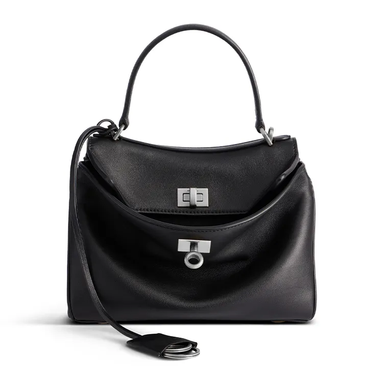 Balenciaga Calfskin Shoulder Bag, Crossbody Bag, Handbag Mini Women's Black