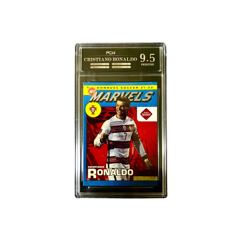 PANINI Panini Ronaldo star card Road to the World Cup Marvel series comic special card during the Portuguese period Double-sided comic special card Rating card single pack