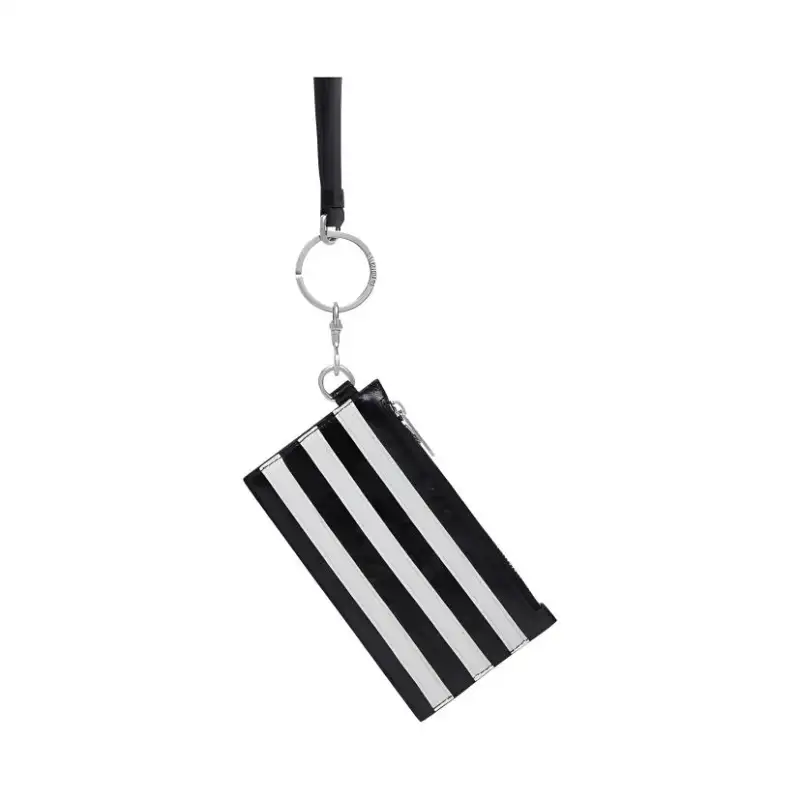Balenciaga Adidas Originals Collaboration Sheepskin Card Holder Card Holder Unisex Black/White