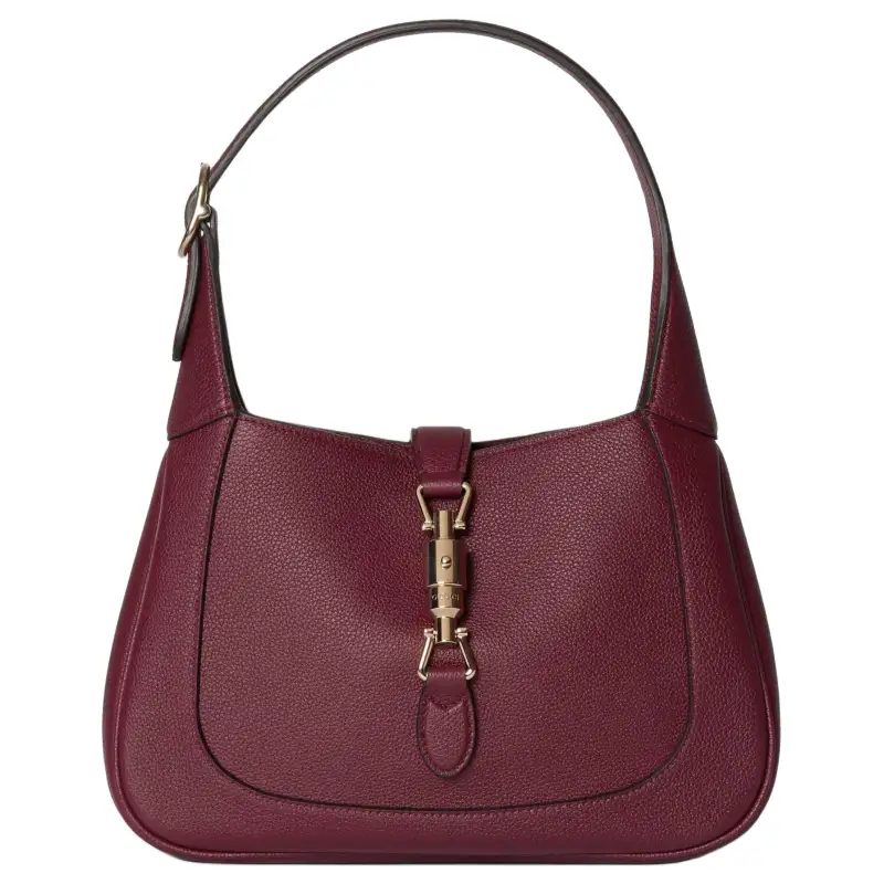 GUCCI Jackie 1961 Leather Handbag, Shoulder Bag Women's Red