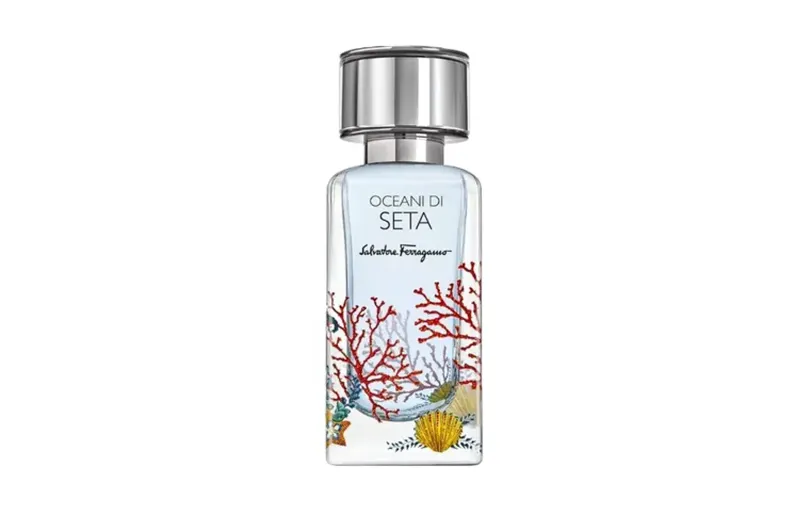 Ferragamo Silk Mirror Deep Sea Forbidden Zone