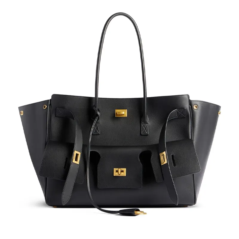 Balenciaga Bel Air Medium Carry All Bag Black