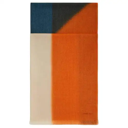 HERMES Cashmere Knit Scarves Men's Multicolor