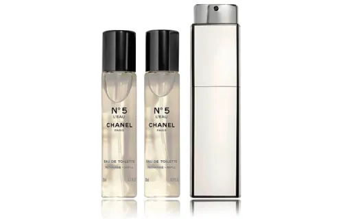 CHANEL Size 5 Water Travel Handbag Included