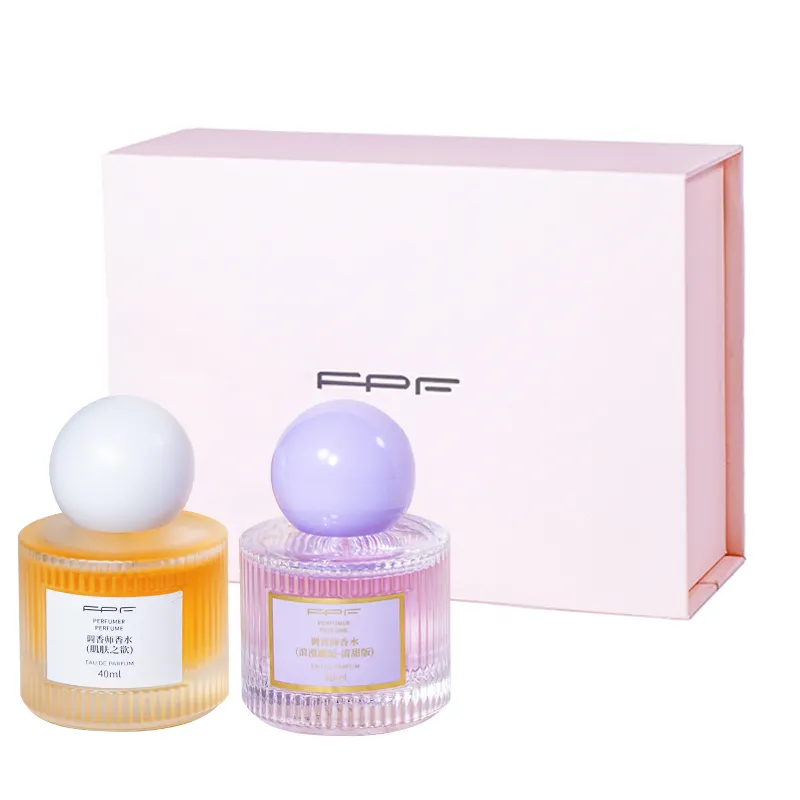 FPF Perfumer Perfume Box Potpourri Scent Eau De Toilette Skin Desire 40ml+Romantic Encounter 40ml