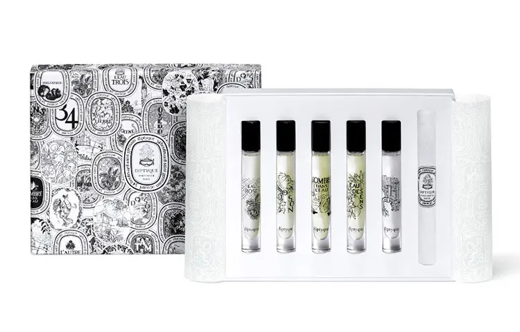 Diptyque Eau De Toilette Perfume Box Sample Set Five Piece Set Eau De Toilette 5 Pcs