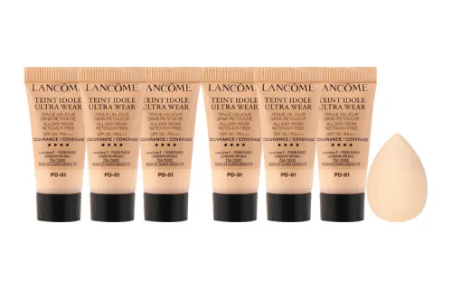 Powder, foundation, matte brightening natural oil, sample, oil sheen control, natural and permanent formula, translucent shading, skin tone brightening, 5 ml