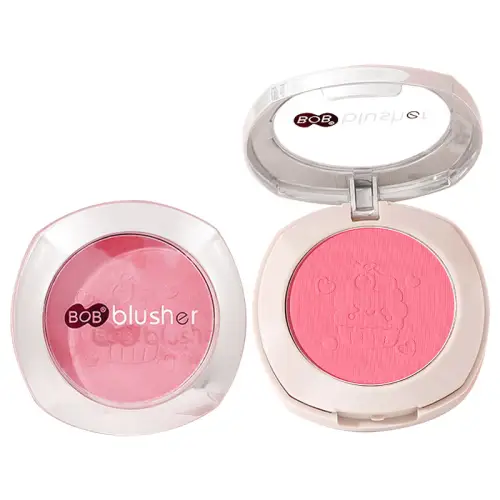 BOB Face blush, brightening matte handheld highlighter, mirror, sponge, for every day, improves skin tone, sample, 5G