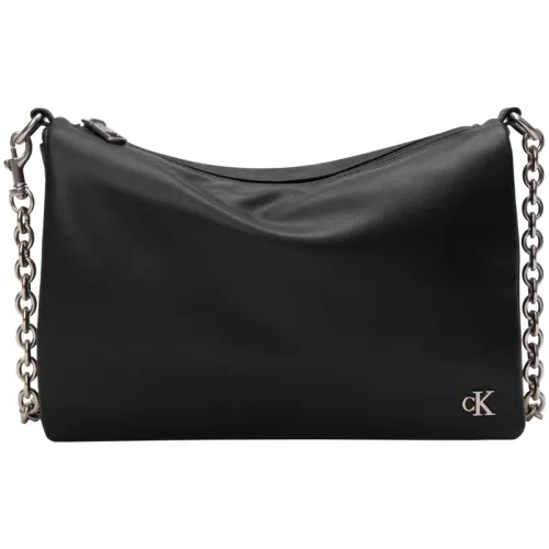 CALVIN KLEIN Synthetic Material Small Square Bag Pillow Bag Crossbody Bag Women's Space Black