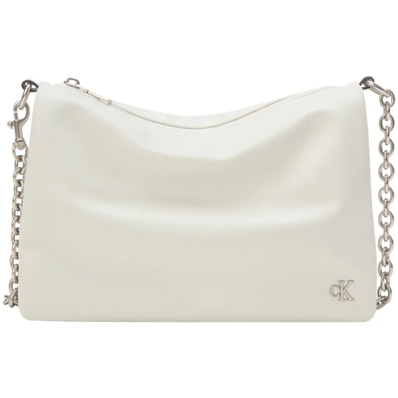 CALVIN KLEIN Synthetic Material Crossbody Bags Women's Ivory White