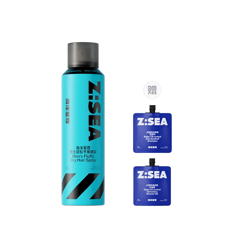 Marine dry cool refreshing spray no rinsing required, hair clay, organic natural oil, adds volume, 150 ml, 150 ml, oil sheen control