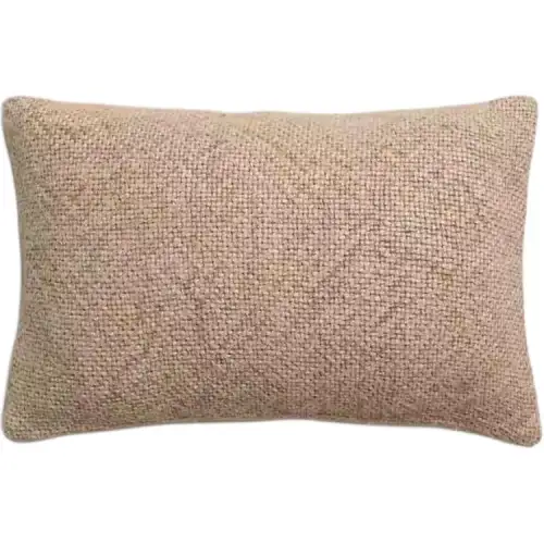 Zara home simple European weave linen and jute pillowcase brown 30*50cm