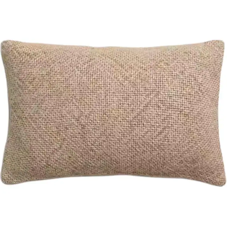 Zara home simple European weave linen and jute pillowcase brown 30*50cm