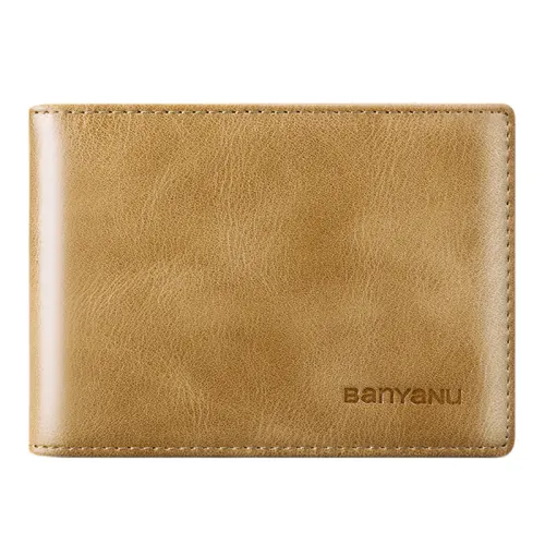 BANYANU Cow Leather Card Holder, Wallet Men's
