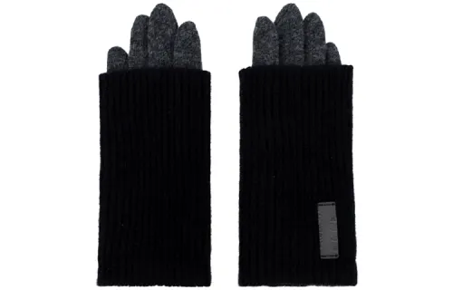 ELLE Demi-season knitted keep warm cashmere gloves