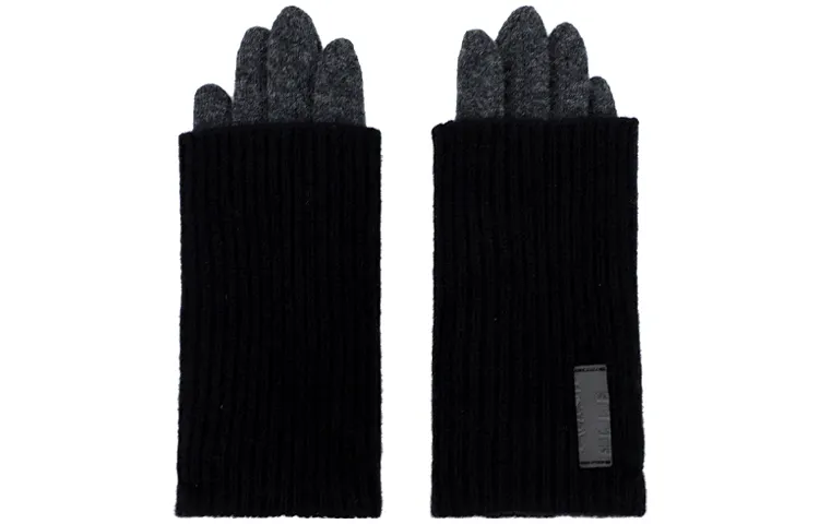 ELLE Demi-season knitted keep warm cashmere gloves