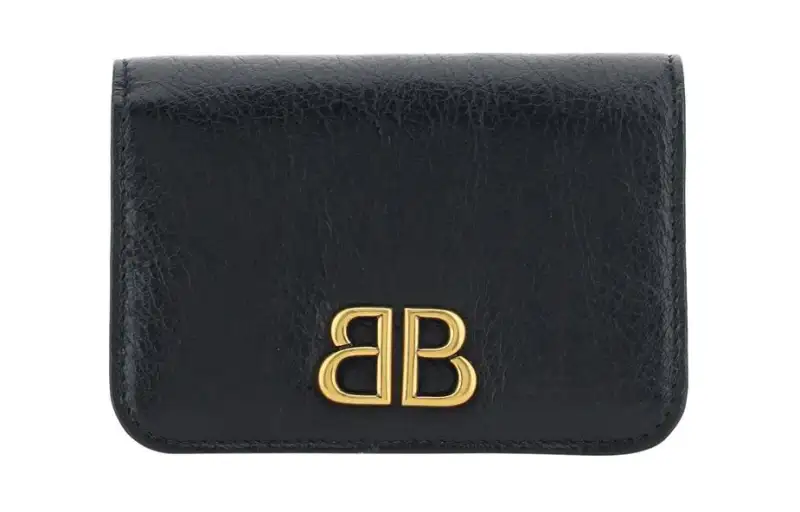 Balenciaga Logo Plaque Wallet